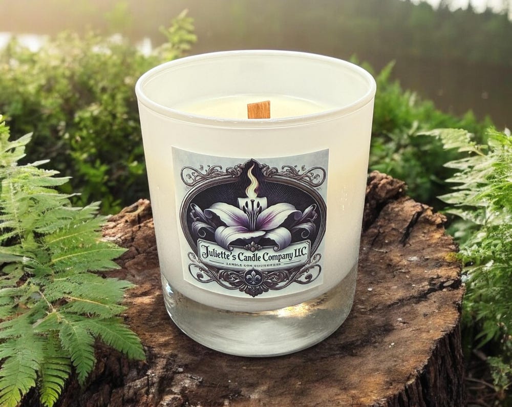 8oz White Glossy Vessel