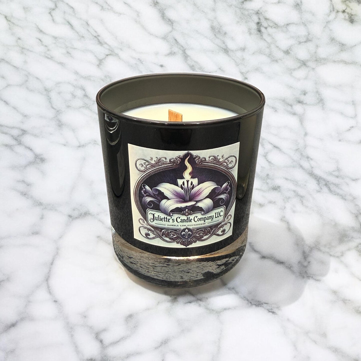 8 oz Black Glossy Vessel