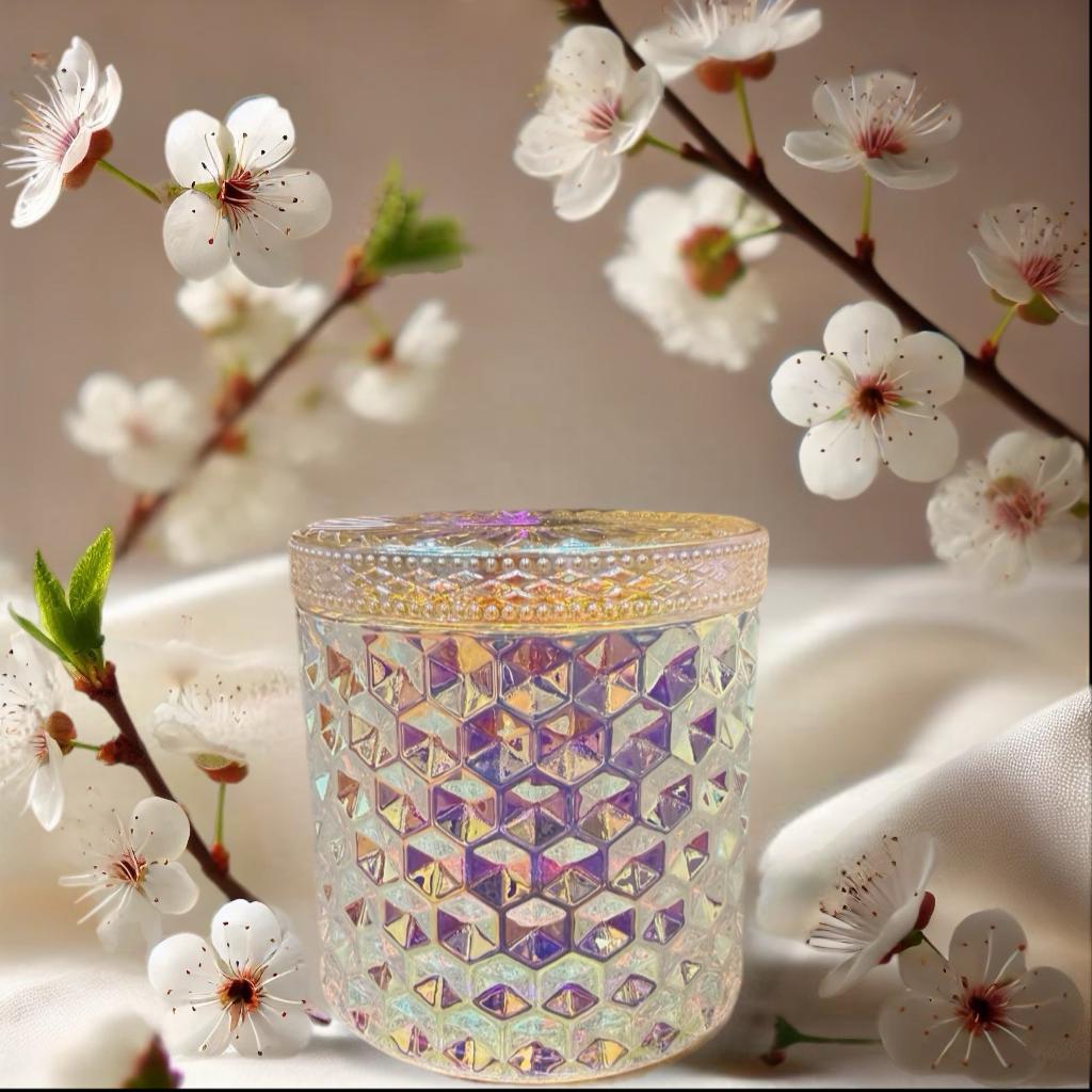 14 oz Pink Iridescent Vessel